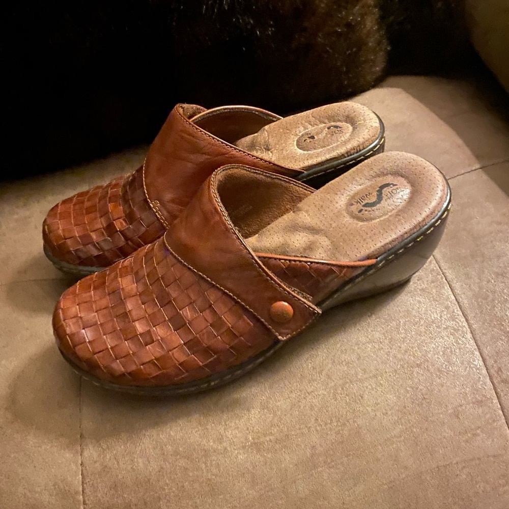 Brown Clogs